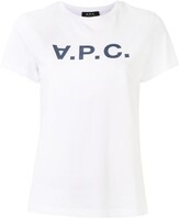 Thumbnail for your product : A.P.C. logo print T-shirt