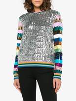 Thumbnail for your product : Mary Katrantzou Magpie Sequin Embellished Top