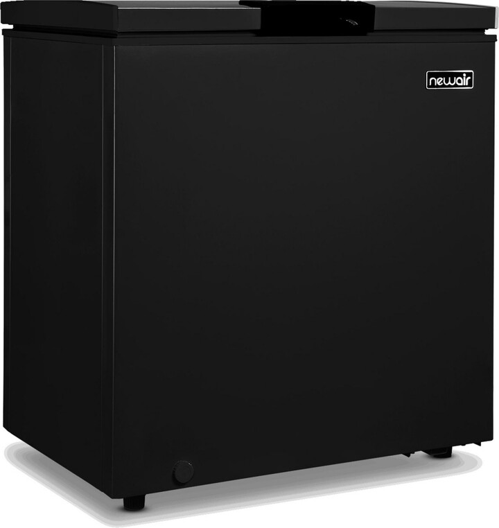 NewAir 5 Cu. Ft. Mini Deep Chest Freezer and Refrigerator in Black with
