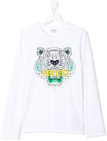 Thumbnail for your product : Kenzo Kids TEEN Tiger long sleeve T-shirt