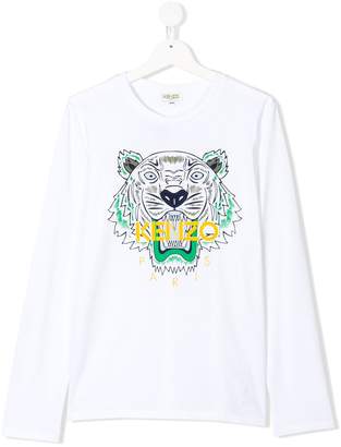 Kenzo Kids TEEN Tiger long sleeve T-shirt
