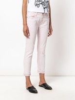 Thumbnail for your product : Current/Elliott Cropped Straight-Leg Jeans