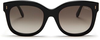 Mulberry Charlotte Sunglasses Black Acetate