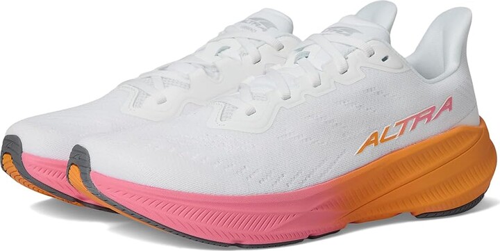 Altra Experience Flow 2 Women's Shoes White/Orange : 10 B - Medium, Synthetic
