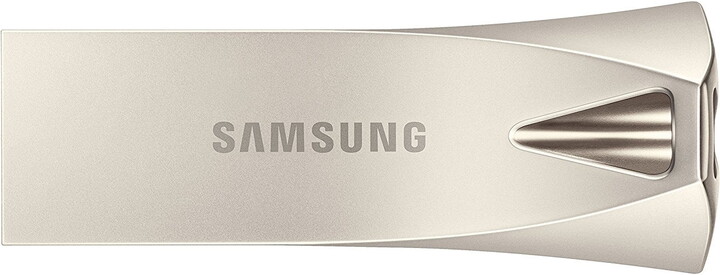 Samsung BAR Plus 256GB USB 3.1 Gen 1 Type-A Flash Drive, Champagne Silver