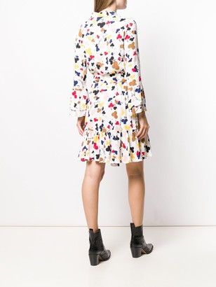 Boutique Moschino Floral Print Shirt Dress