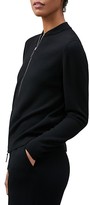 Thumbnail for your product : Lafayette 148 New York Double Knit Zip Front Cardigan