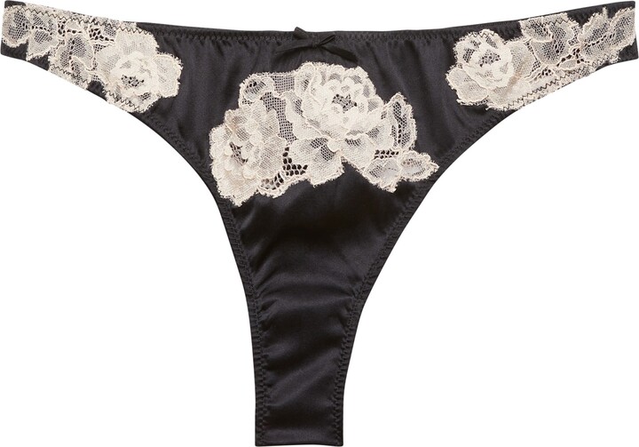 Fleur Du Mal Juliet Stretch Silk & Thong
