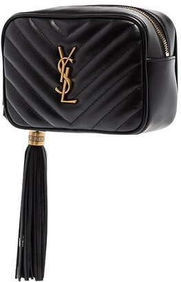 Saint Laurent Lou monogram-embellished leather belt bag