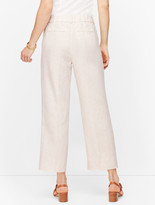 Thumbnail for your product : Talbots Linen Straight Leg Crop Pants - Curvy Fit