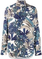 Thumbnail for your product : Barba long sleeved Hawaiian shirt