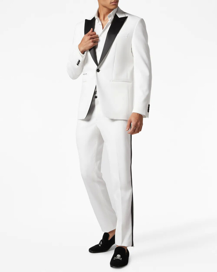 Philipp Plein Peak-Lapels Single-Breasted Blazer