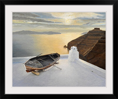 Highland Dunes Martinelli Santorini 7 2010' by Trevor Neal Painting Print