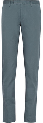Incotex Slim-Fit Cotton-Twill Trousers