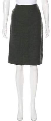Alberta Ferretti Wool Knee-Length Skirt