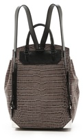 Thumbnail for your product : Alexander Wang Prisma Croc Embossed Backpack