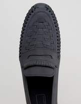 Thumbnail for your product : ASOS Loafers In Woven Navy Suede With Tassel Detail