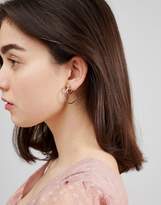 Thumbnail for your product : Pieces Round Double Earrings