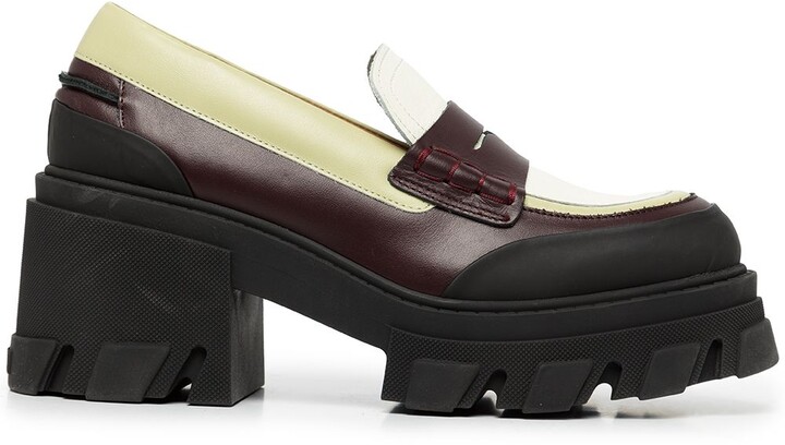 Chunky Heel Loafers | Shop the world's largest collection of fashion |  ShopStyle