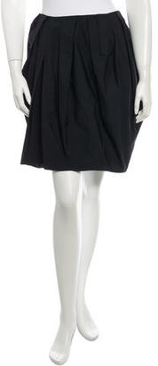 Lanvin Pleated Knee-Length Skirt