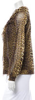Thumbnail for your product : Jean Paul Gaultier Soleil Leopard Print Top