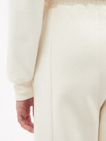 Thumbnail for your product : Vaara Vicky Side-stripe Cotton-blend Track Pants - White
