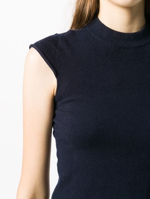 Extreme Cashmere Short-Sleeved Knitted Top