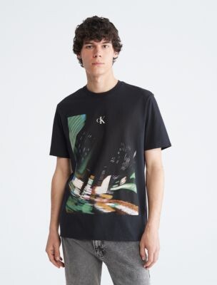 Calvin Klein Times Square Graphic Crewneck T-Shirt - ShopStyle