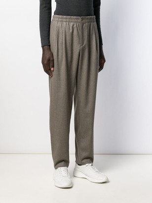 Giorgio Armani Elasticated Waistband Straight Trousers