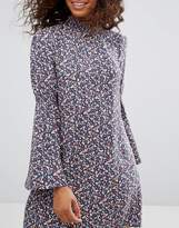 Thumbnail for your product : Esprit Flare Sleeve Floral Ditsy Dress