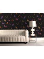 Thumbnail for your product : Graham & Brown Black flutter by wallpaper