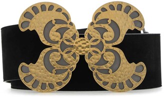 Saint Laurent Butterfly Buckle Belt