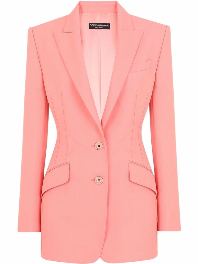 Dolce & Gabbana Women's Pink Blazers | ShopStyle