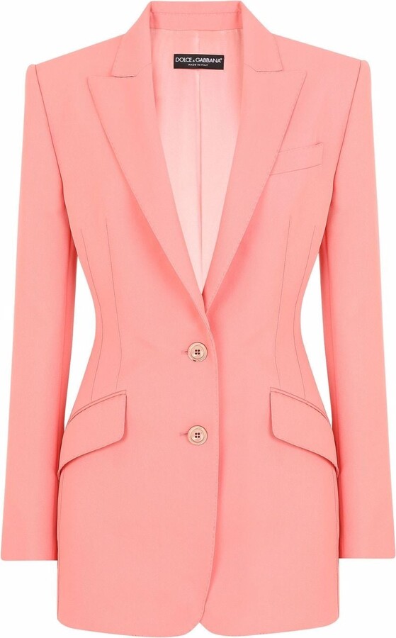 Dolce & Gabbana Women's Pink Blazers | ShopStyle