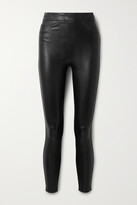 Thumbnail for your product : Spanx Like Leather Faux Stretch-leather Pants - Black