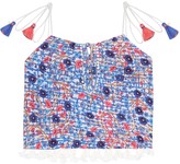 Thumbnail for your product : Poupette St Barth Kids Mara printed tank top