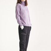 Thumbnail for your product : Paisie Roll Neck Knitted Top With Contrasting Cuffs In Lilac & White