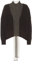 Thumbnail for your product : Sacai Ribbed-knit wool sweater
