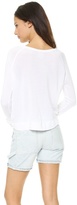 Thumbnail for your product : SUNDRY Palms Cropped Pullover