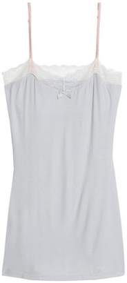Eberjey Lace-Trimmed Jersey Top