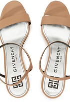 Thumbnail for your product : Givenchy Triangle cutout heel leather sandals