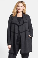 Thumbnail for your product : Eileen Fisher Fine Gauge Cashmere Long Cardigan (Plus Size)