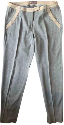 Trussardi Grey Trousers for Women