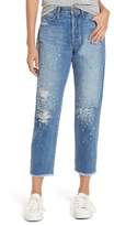 Thumbnail for your product : Joe's Jeans Smith Rhinestone Crop Boyfriend Jeans