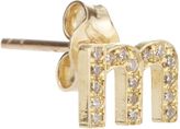 Thumbnail for your product : Jennifer Meyer Women's Letter Stud-Colorless