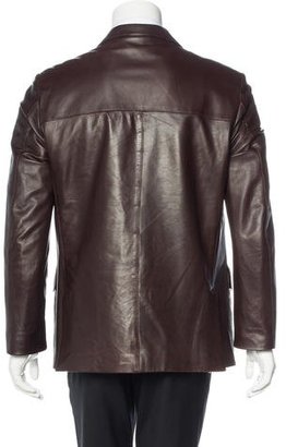 Loro Piana Leather Chore Jacket