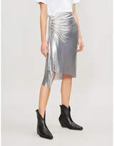 Thumbnail for your product : Paco Rabanne Metallic chainmail skirt