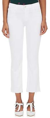 J Brand Women's Selena Crop Flared Jeans - White