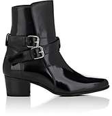 Thumbnail for your product : Amiri Women's Buckle-Strap Spazzolato Leather Jodhpur Boots-Black