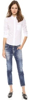 Thumbnail for your product : Band Of Outsiders Cropped Sleeve Shirt